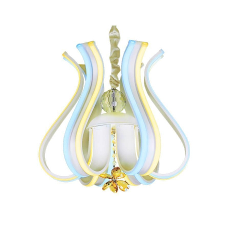 FL112/6 WH Подвесной светодиодный светильник с пультом (радио 2.4) Ambrella light Double