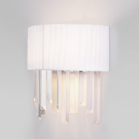 Бра Eurosvet Amantea 10122/2 хром/прозрачный хрусталь Strotskis (10106/2) (a055332)