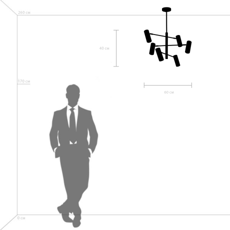 Люстра на штанге Lightstar с поддержкой Маруся Roma 718267