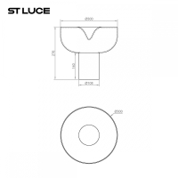 Настольная лампа декоративная ST-Luce Ripple SL6014.504.01