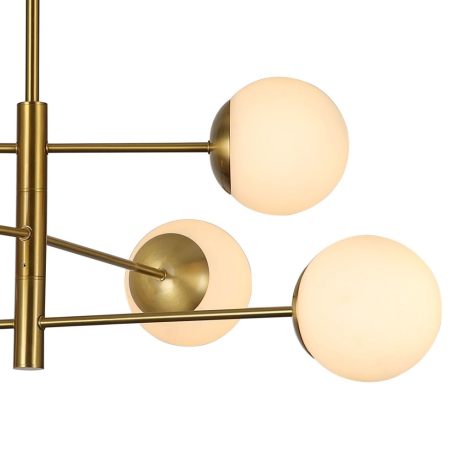 Люстра со светодиодными лампочками, комплект от Lustrof. №299912-616834