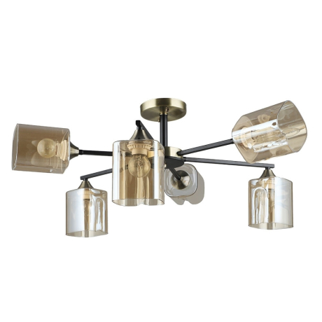 Нарушена упаковка!  <726319> Потолочная люстра Arte Lamp Merci A4185PL-6BK