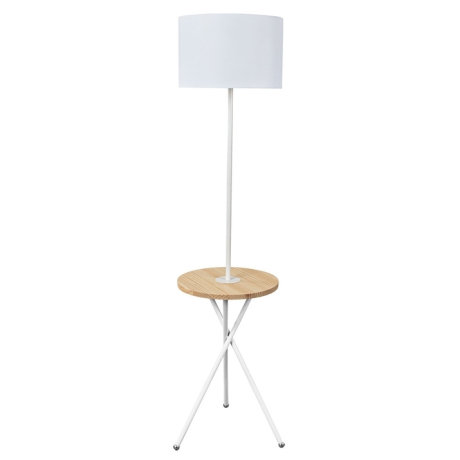 Стол журнальный с торшером Arte Lamp Combo A2070PN-1WH