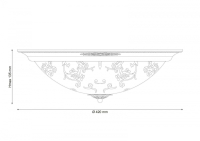 Накладной светильник Lucia Tucci Lugo LUGO 142.3 R40 brown