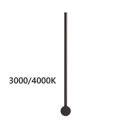 Нарушена упаковка!  <794108> 4335/12WLP HIGHTECH ODL22 299 чёрный Настенный светильник IP20 LED 12W 525Лм3000K/4000K (перекл. ч/з тумблер на драйвере) FILLINI ODEON LIGHT