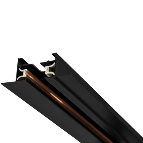 1м. Однофазный встраиваемый шинопровод Crystal Lux CLT 0.121 01 L1000 BL