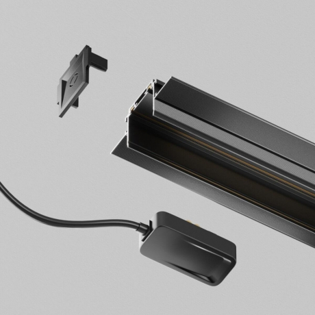 Токопровод концевой Maytoni Technical Accessories for tracks Radity TRA084B-12B-200