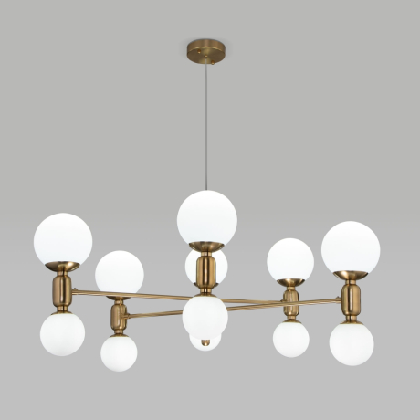 Подвесная люстра Eurosvet Bubble 30182 латунь