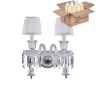 Бра Crystal Lux с лампочками Princess AP2+Lamps E14 Свеча