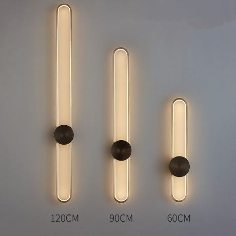 Настенный светильник HEIDY L H90 Brass Black ImperiumLoft heidy-l01 (230862-23)