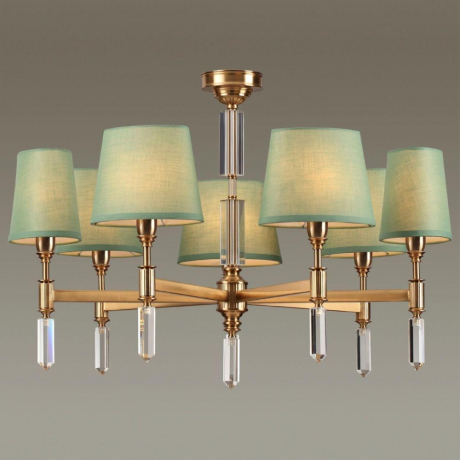 Люстра подвесная со светодиодными лампочками E14, комплект от Lustrof. №304084-627113