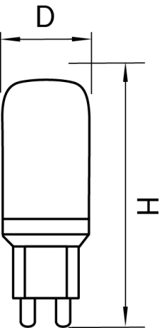 Светодиодная лампа G9 6W 3000K (теплый) JC LED Lightstar 940492