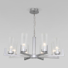 Подвесная люстра Eurosvet Arganie 60133/8 серебро (a057760)