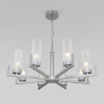 Подвесная люстра Eurosvet Arganie 60133/8 серебро (a057760)