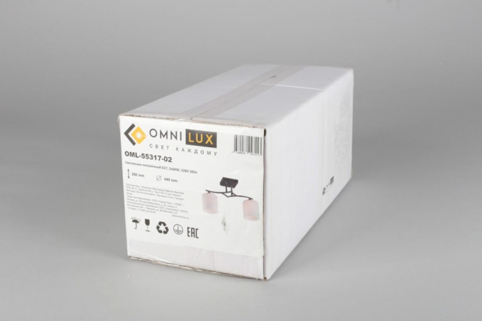 Люстра с поддержкой Алисы потолочная Omnilux OML-55317-02-A