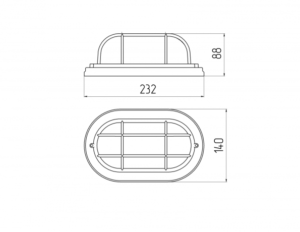 Настенный ЖКХ светильник Эра НБО 04-60-012 (Б0048417)