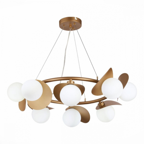 Люстра подвесная с Led лампочками в комплекте Evoluce SLE220503-08+Lamps