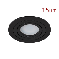 Комплект 15шт. Встраиваемый светильник Arte Lamp Tarf A2167PL-1BK-15