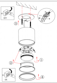 Накладной светильник Эра OL8 Б0048540