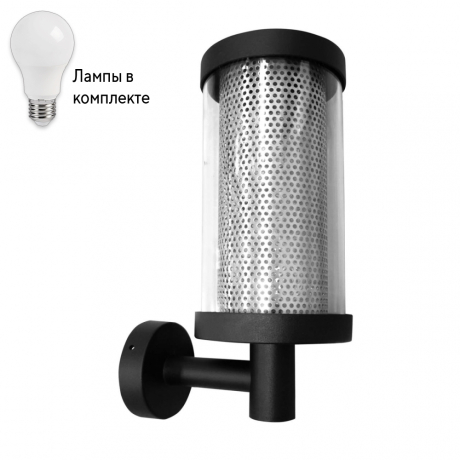 Уличный архитектурный светильник с лампочкой Novotech 370969+Lamps