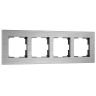 Рамка на 4 поста AluMax (алюминий) W0043506 Werkel (a066328)