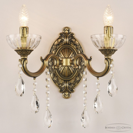 Бра Bohemia Ivele Crystal AL7801 AL7801B10/2/175 B AGB P Clear/M-1H
