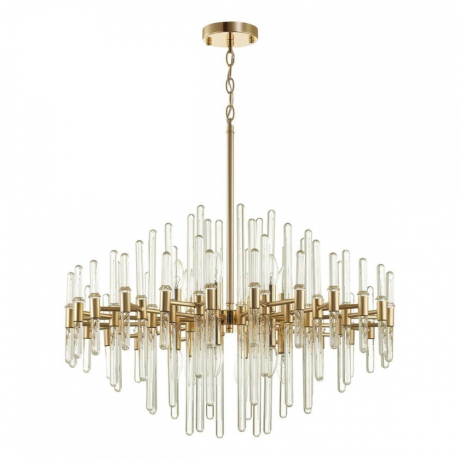 Подвесная люстра Stika Odeon Light с поддержкой Маруся 4988/12-М