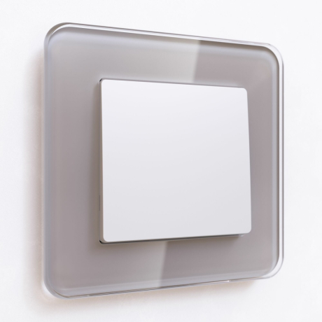 Выключатель одноклавишный без рамки Werkel белый матовый W1110061