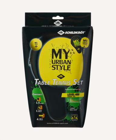 Нарушена упаковка!  <772247> Набор для настольного тенниса My Urban Style, 1 ракетка, 4 мяча, чехол Donic ЦБ-00004523