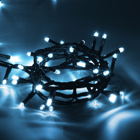 20м. Электрогирлянда ''Нить'' 200LED (холодный) IP20 Vegas 55069