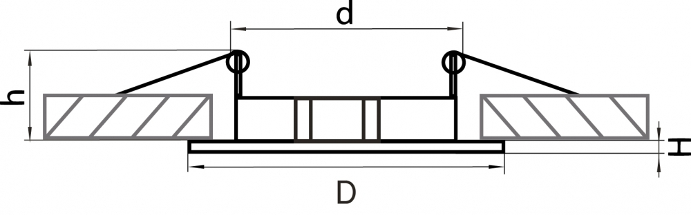 Витринный образец!  <176895> Встраиваемый светильник Lega Lightstar 011040