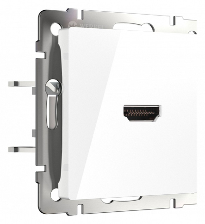 Розетка HDMI без рамки Werkel белый W1186001