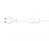 A2300,01 Шнур с переключателем белый Kink Light