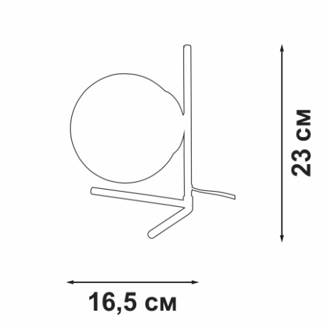 Настольная лампа декоративная Vitaluce V2941 V2941-1/1L