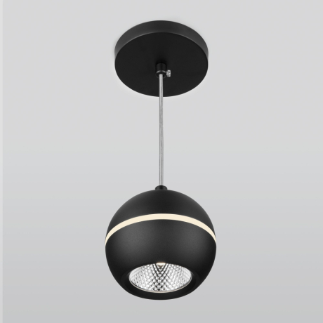 Подвесной светодиодный светильник Elektrostandard DLS023 9W 4200K черный (a047775)