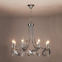 Подвесная люстра 60064/8 хром Eurosvet