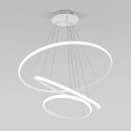 Подвесная люстра с пультом ДУ Eurosvet Collars 90264/3 белый