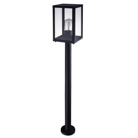 Наземный высокий светильник Arte Lamp Belfast A4569PA-1BK