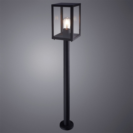 Наземный высокий светильник Arte Lamp Belfast A4569PA-1BK
