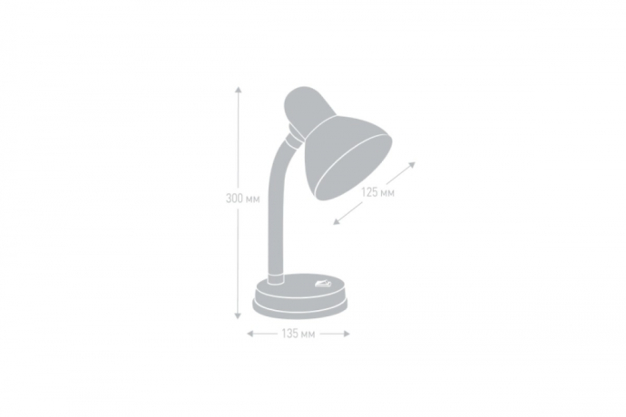 KD-301 C04 красный Настольный светильник Camelion 5755