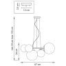 Подвесная люстра Lightstar Globo 815051