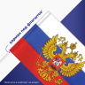 Набор из 2 шт, Флаг России 90х135 см с гербом, ПРОЧНЫЙ с влагозащитной пропиткой, полиэфирный шелк, STAFF, 550226 (550226)