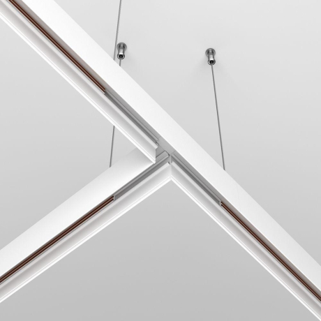 Соединитель T-образный для треков накладных Maytoni Technical Accessories for tracks Exility TRA034CT-41W