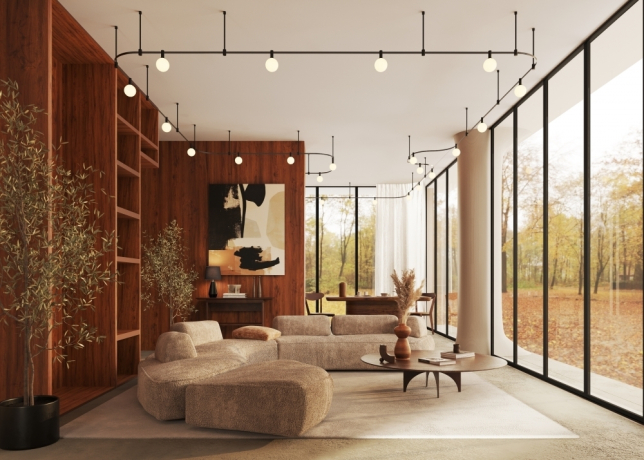 Светильник на штанге Maytoni Technical Luna TR208-1-5W3K-B