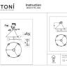 Подвесная люстра Maytoni Balance MOD317PL-04G