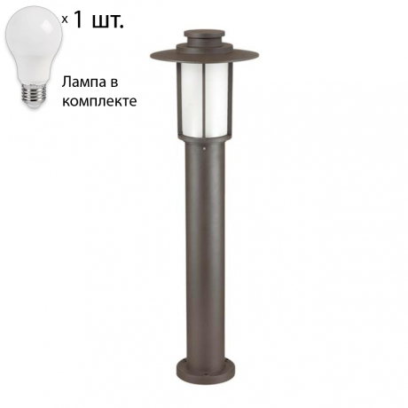 Уличный столб со светодиодной лампочкой E27, комплект от Lustrof. №105239-694164