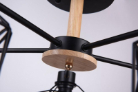 Потолочная люстра Escada 508/5PL E27*60W Black DALLAS