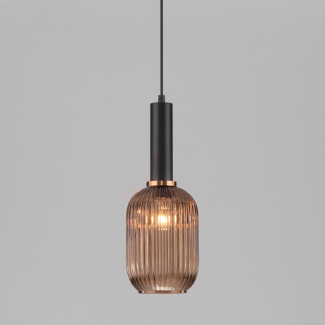 Подвесной светильник Eurosvet Bravo 50181/1 янтарь