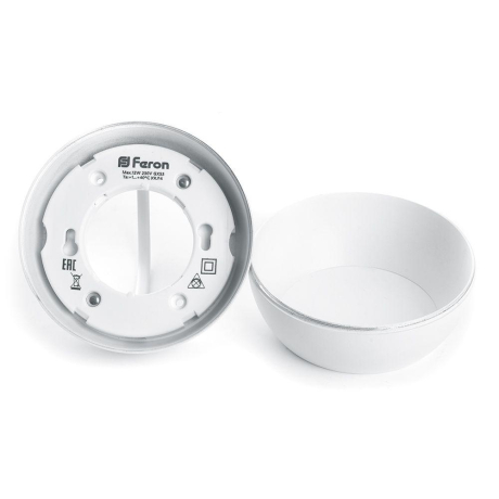 Нарушена упаковка!  <300413> Накладной светильник Feron HL355 12W GX53, белый  41507