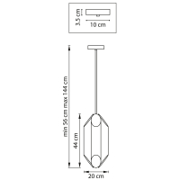 Подвесной светильник Lightstar с поддержкой Алисы, Siena 720087